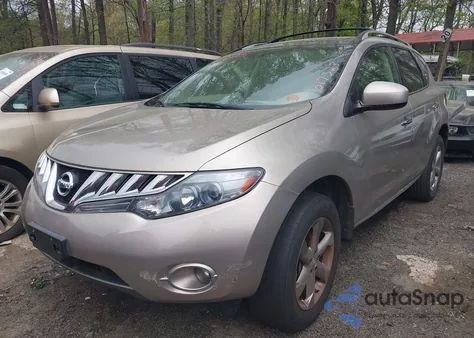 2010 Nissan Murano Sl z USA, uszkodzony, nr VIN JN8AZ1MU7AW017328